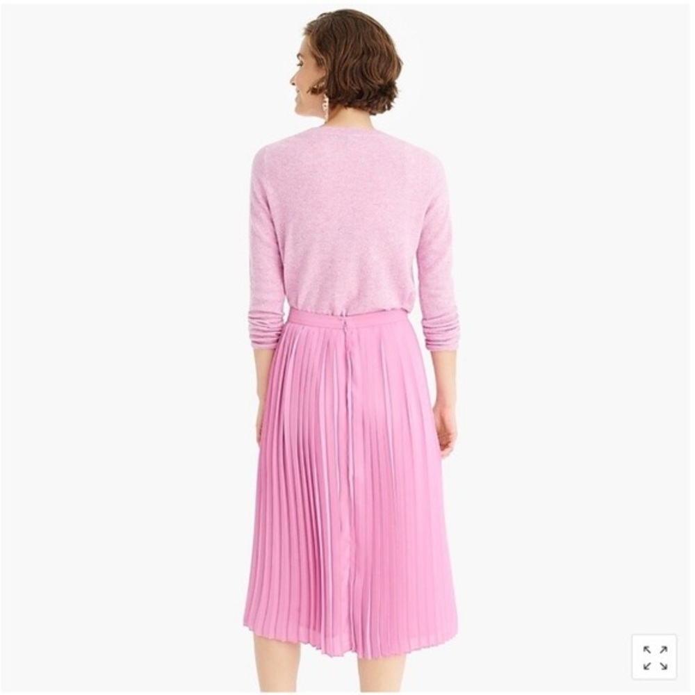 J Crew Pink midi skirt Size 16